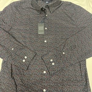 Mizzen + Main Leeward Classic Fit Perforce Wicking Button Front Shirt Mediu $138